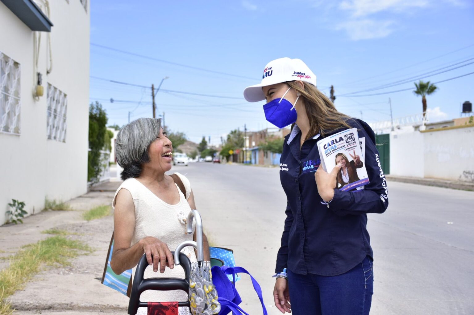 CONFÍAN VECINOS DE VILLA JUÁREZ EN CARLA RIVAS PARA REPRESENTARLOS EN EL CONGRESO