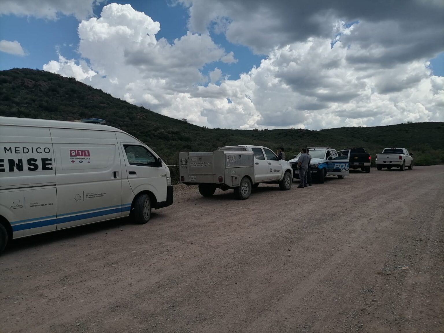 ENCUENTRAN RESTOS HUMANOS EN UN CAMINO DE CARRIZALILLO