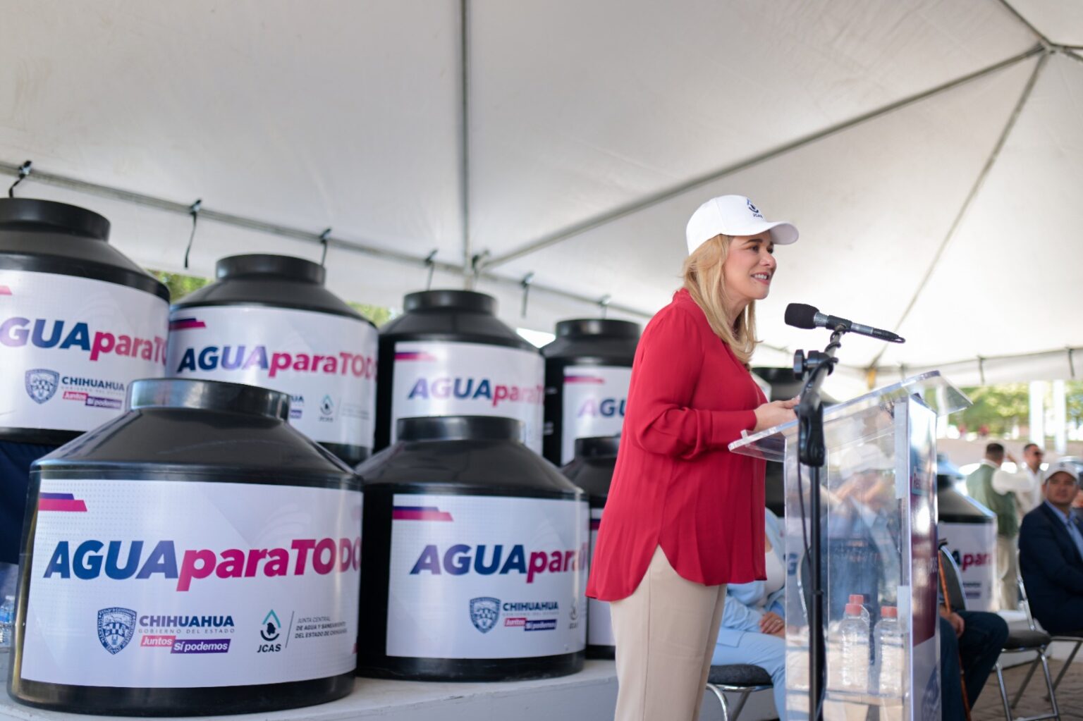 GOBERNADORA MARU CAMPOS PONE EN MARCHA EL PROGRAMA «AGUA PARA TODOS»