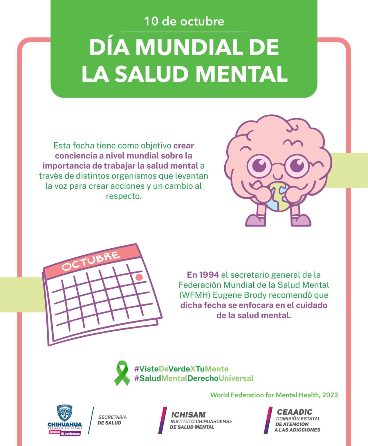 EXHORTA SECRETARÍA DE SALUD A RECONOCER LA IMPORTANCIA DE LA ATENCIÓN A LA SALUD MENTAL
