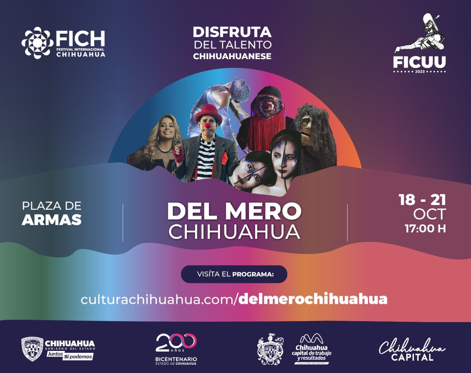 INVITAN AL FESTIVAL “DEL MERO CHIHUAHUA” DONDE DISFRUTARÁS DEL TALENTO LOCAL CHIHUAHUENSE
