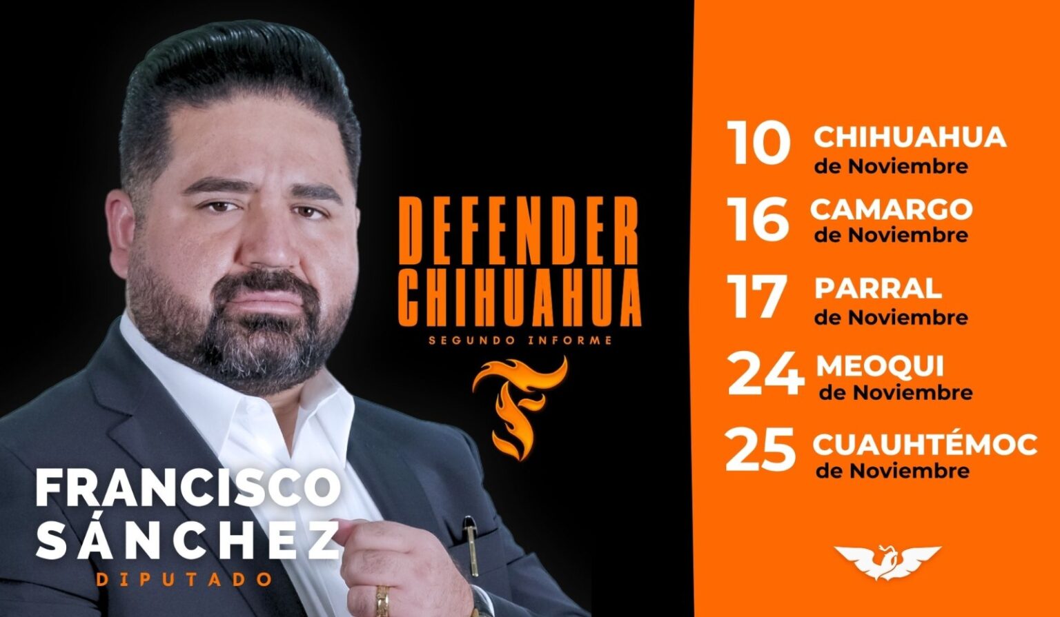 DEFENDER CHIHUAHUA, LLEVARÁ FRANCISCO SÁNCHEZ INFORME DE TRABAJO A TODO EL ESTADO