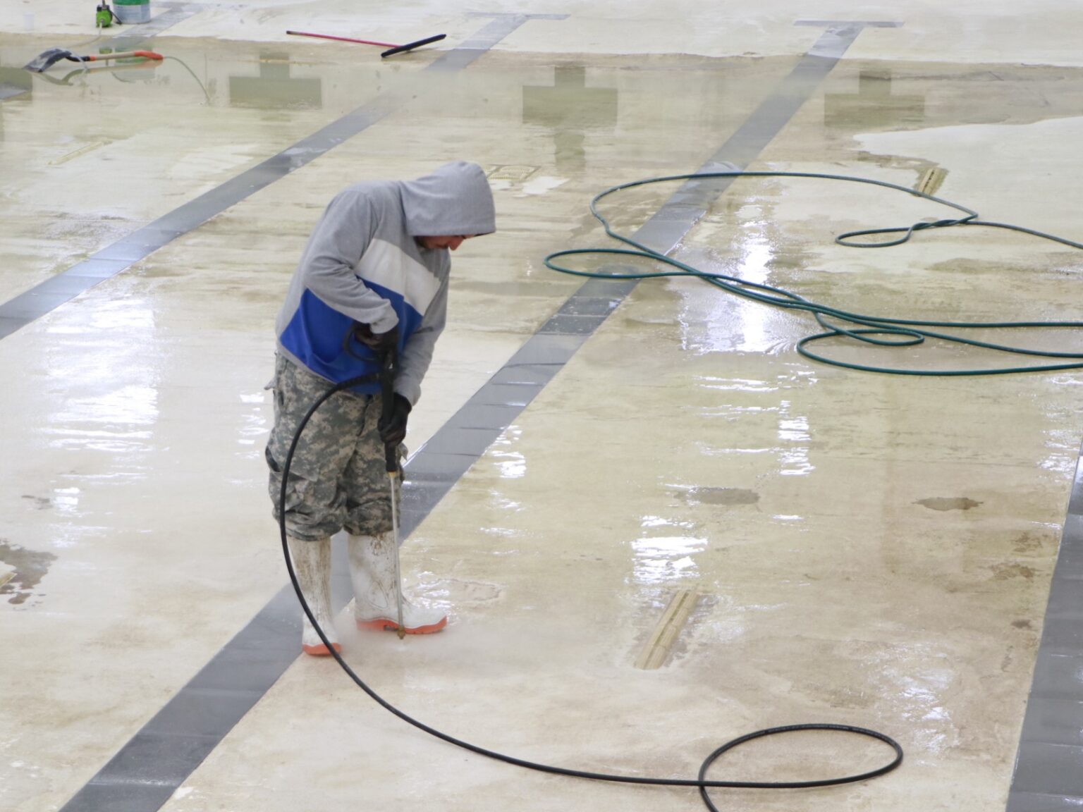 COMIENZA MUNICIPIO TRABAJOS PARA RENOVACIÓN EN ALBERCA DEL CENTRO DEPORTIVO SUR