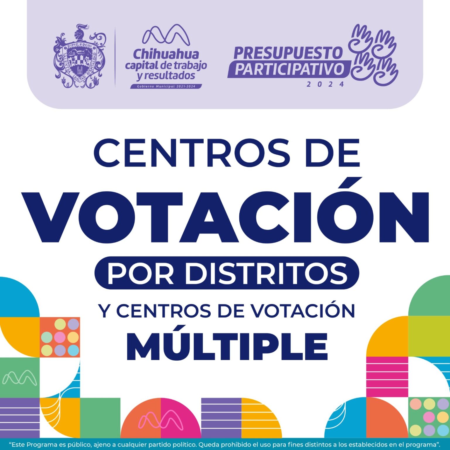 HOY Y MAÑANA PODRÁS PARTICIPAR EN LA CONSULTA DE PRESUPUESTO PARTICIPATIVO 2024