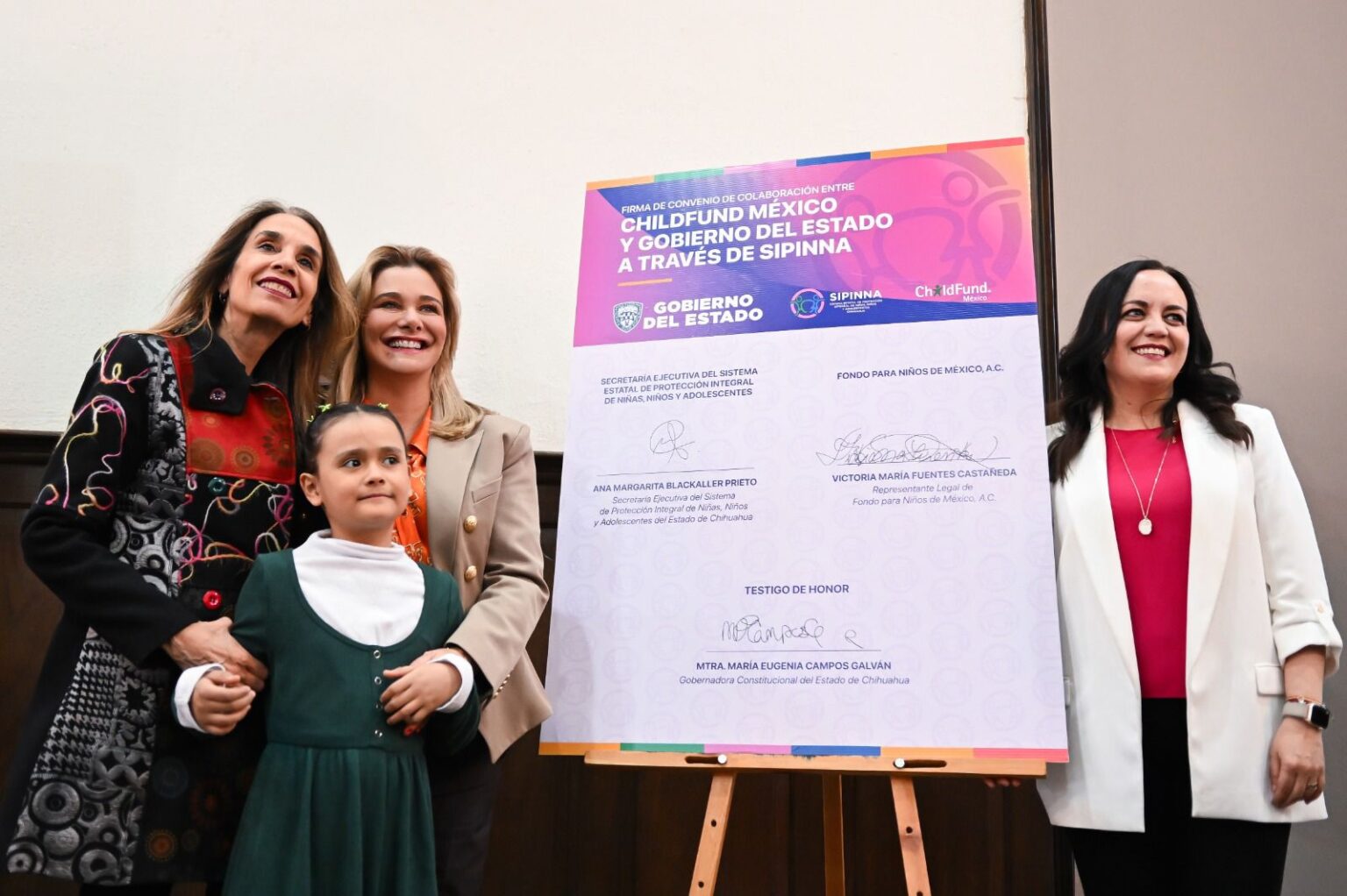 FIRMAN GOBIERNO DEL ESTADO Y CHILDFUND MÉXICO CONVENIO PARA IMPLEMENTACIÓN DEL PROYECTO “JUEGA CONMIGO POR LA PRIMERA INFANCIA”