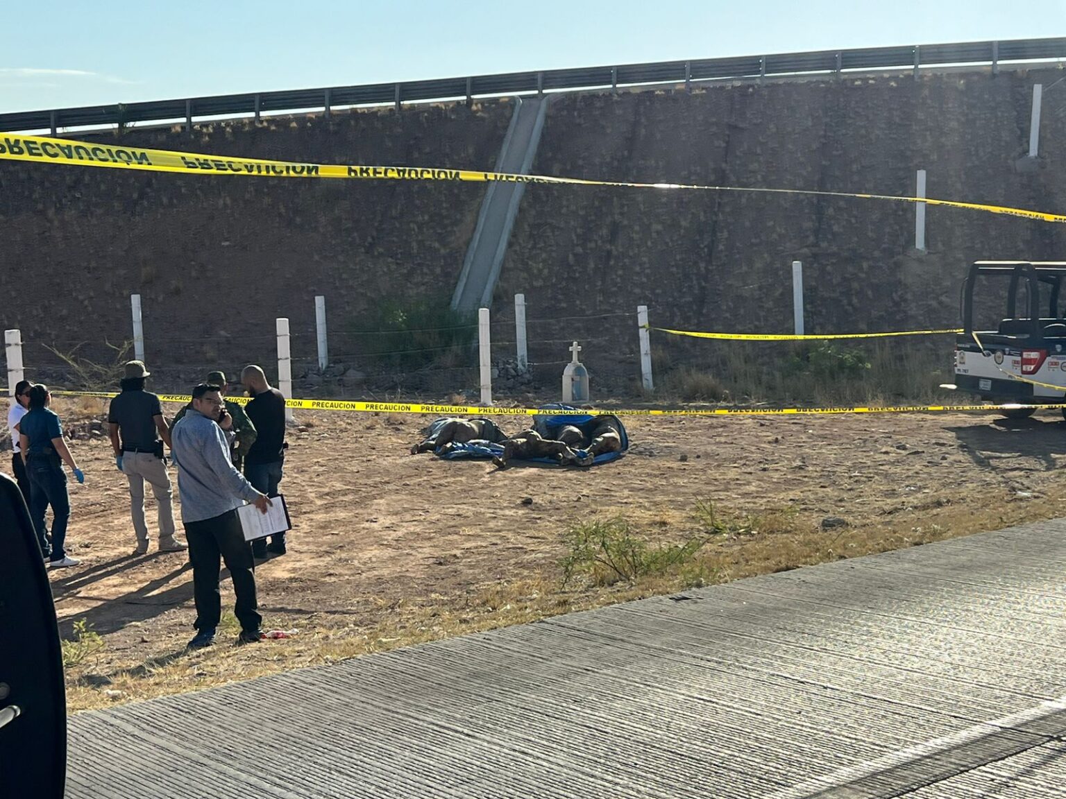 MACABRO HALLAZGO: LOCALIZAN CINCO CUERPOS EN EL LIBRAMIENTO ORIENTE