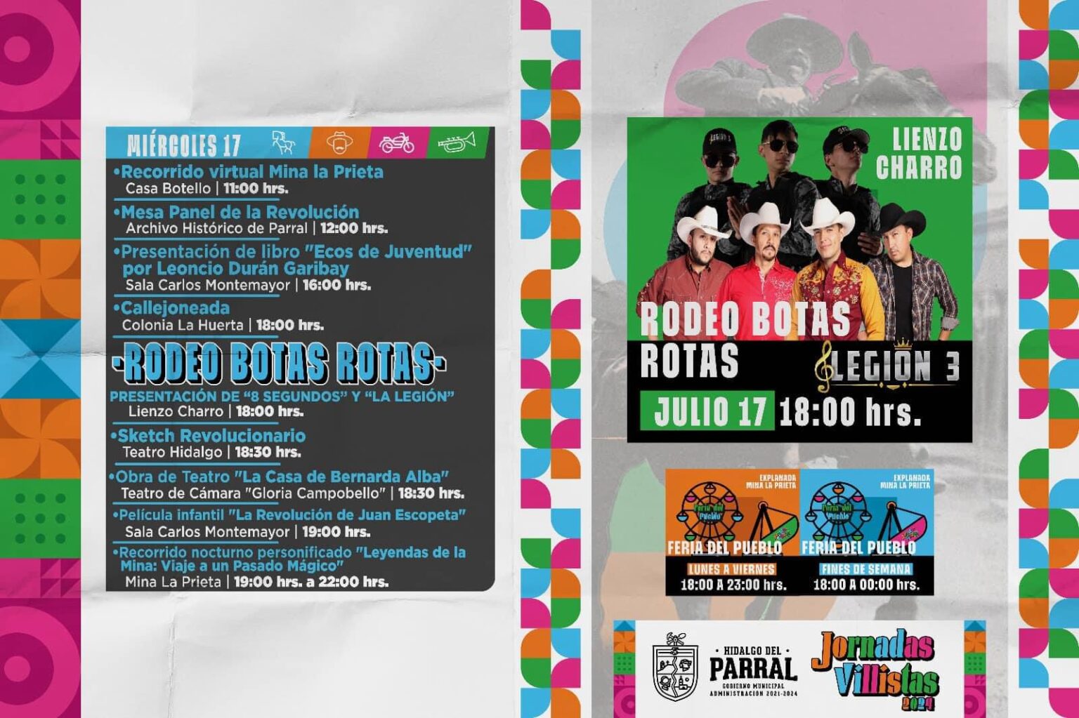 ESTE MIÉRCOLES GRAN PRESENTACIÓN DE RODEO BOTAS ROTAS EN PARRAL