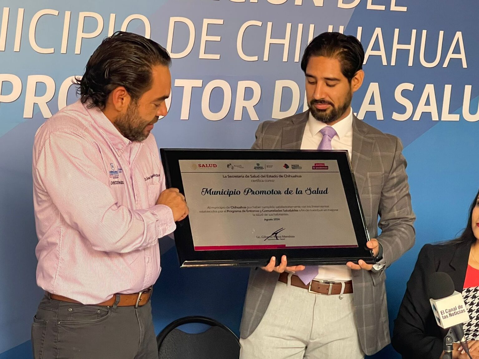 RECIBE CHIHUAHUA CAPITAL RECONOCIMIENTO COMO MUNICIPIO SALUDABLE