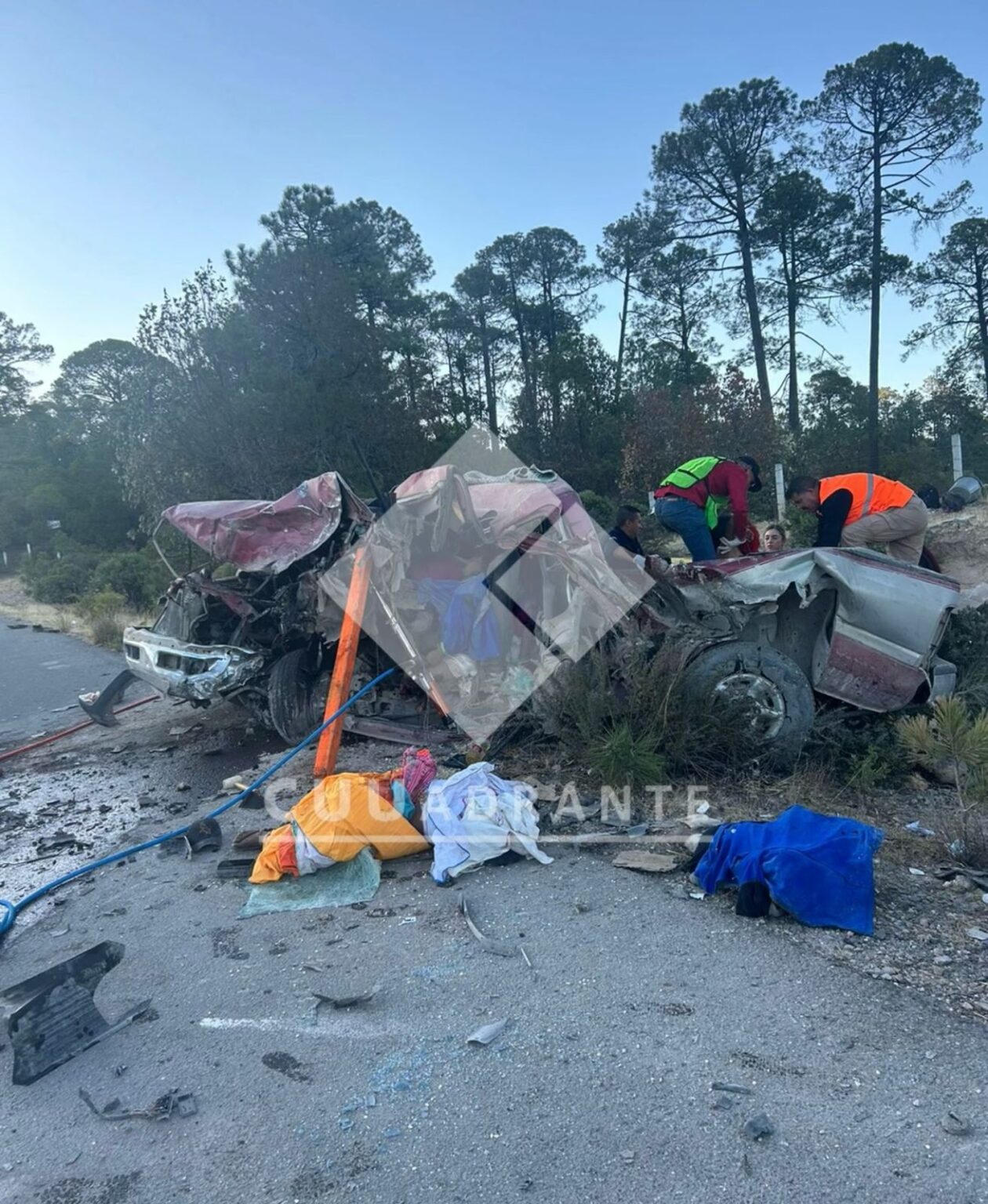 Fallecen 13 personas en volcadura ocurrida en Guachochi