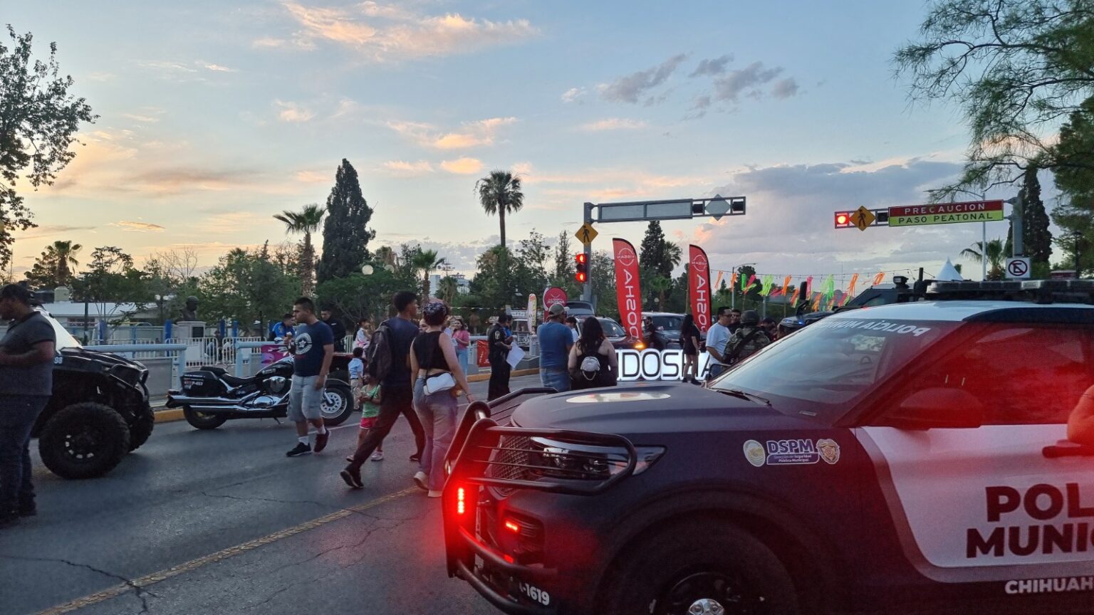 Mostraron elementos de la Policía Municipal la fuerza de reacción de la DSPM en “Festival Antojos”