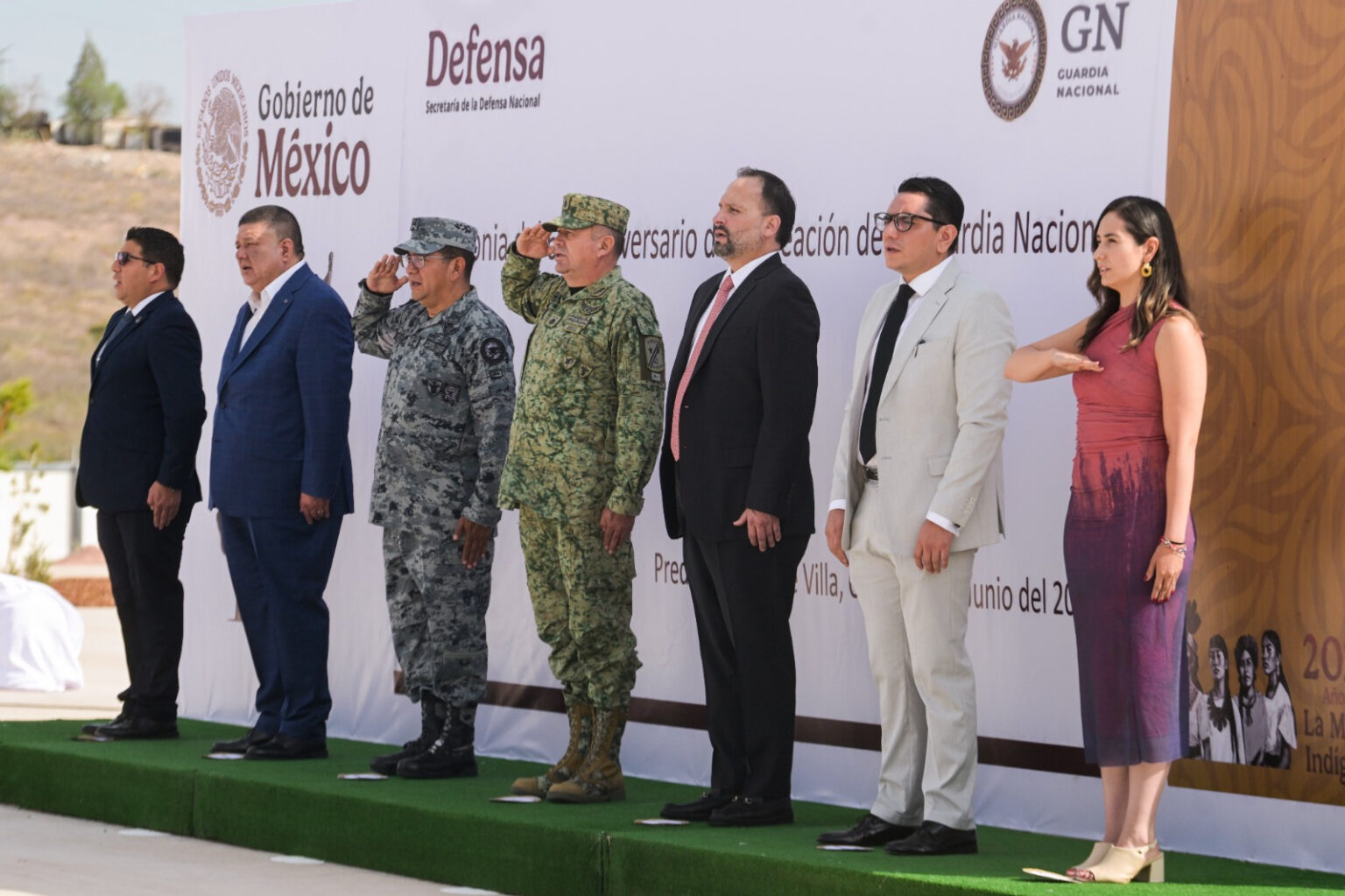 Participa Gobierno del Estado en evento de conmemoración por el 6to aniversario de la creación de la Guardia Nacional