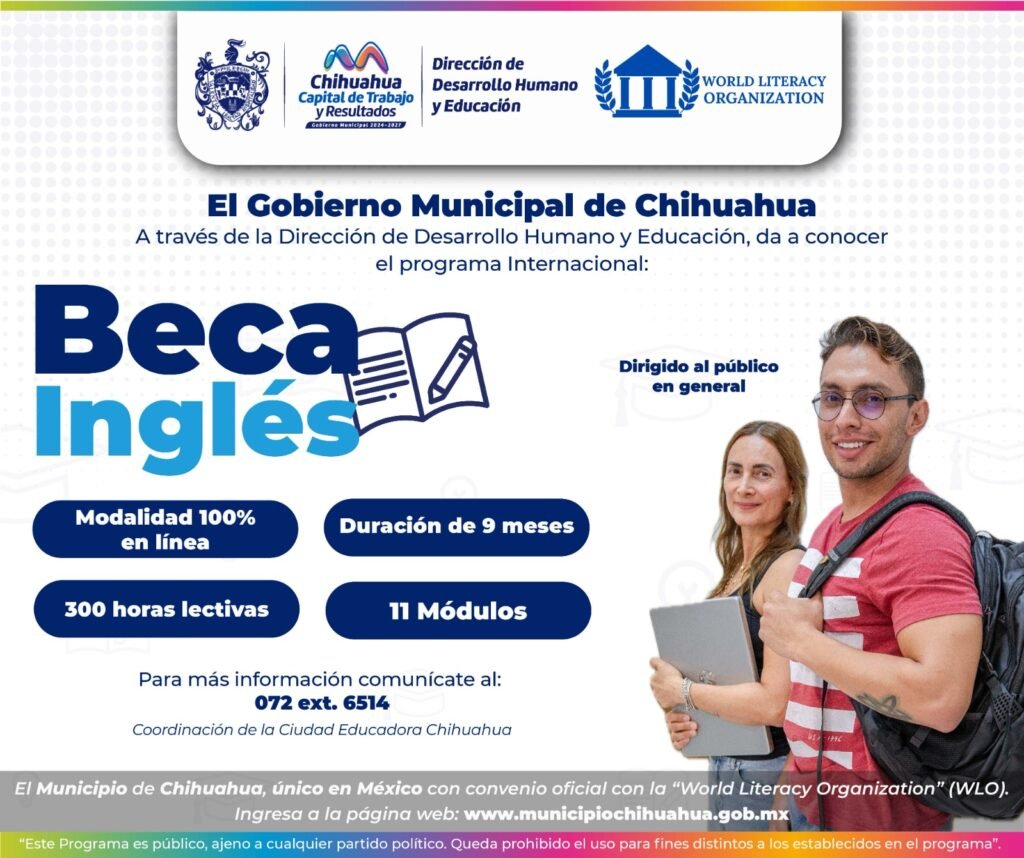 Listas inscripciones para solicitar la beca de inglés del Gobierno Municipal