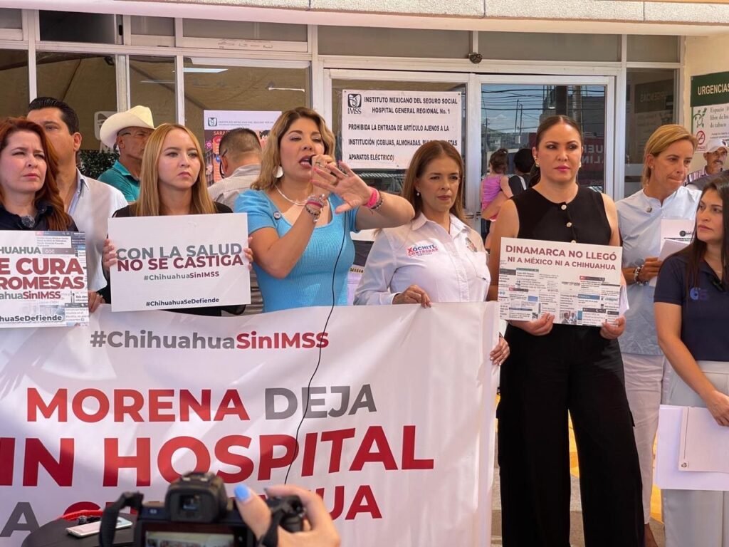 Diputada Xóchitl Contreras exige a la Federación atender crisis en hospitales del IMSS en Chihuahua