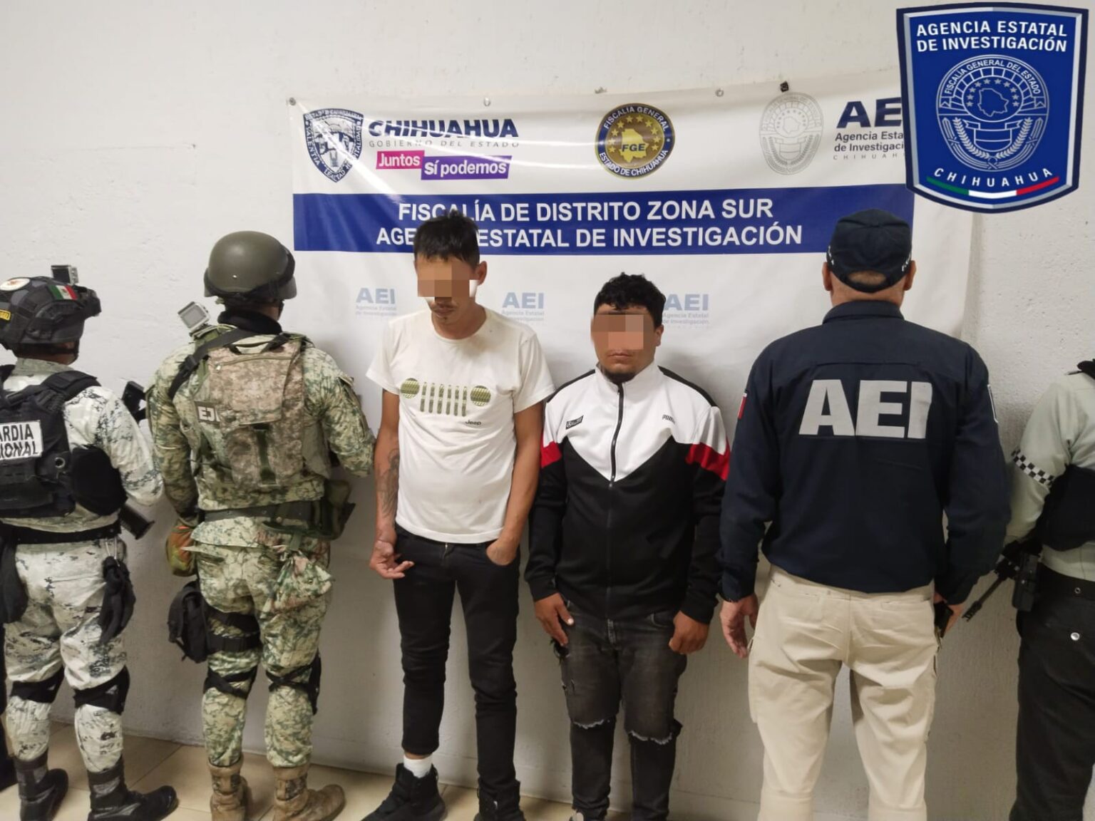 Rescató Célula BOI a paramédicos secuestrados en Chihuahua; dos presuntos implicados detenidos