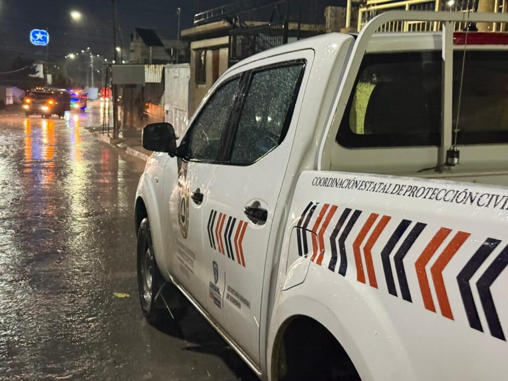 Prevé Protección Civil lluvias de hasta 50 mm en regiones oeste, suroeste y centro del Estado