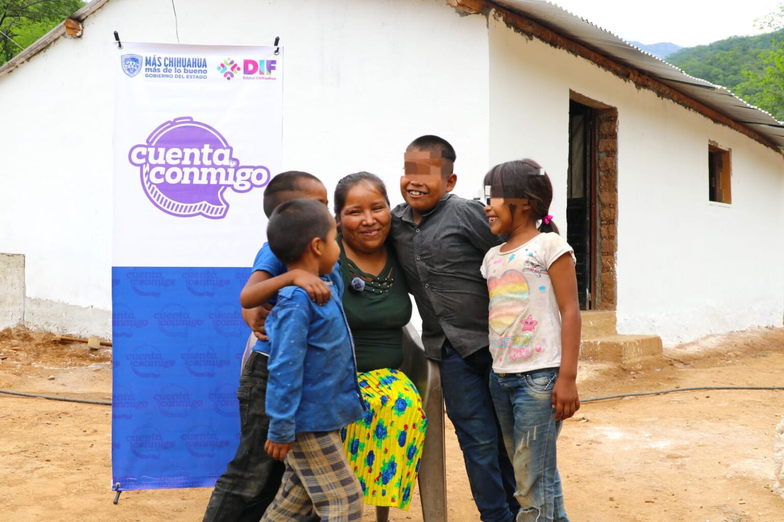Mejora Gobierno del Estado viviendas y abasto de agua para 22 familias indígenas en Urique
