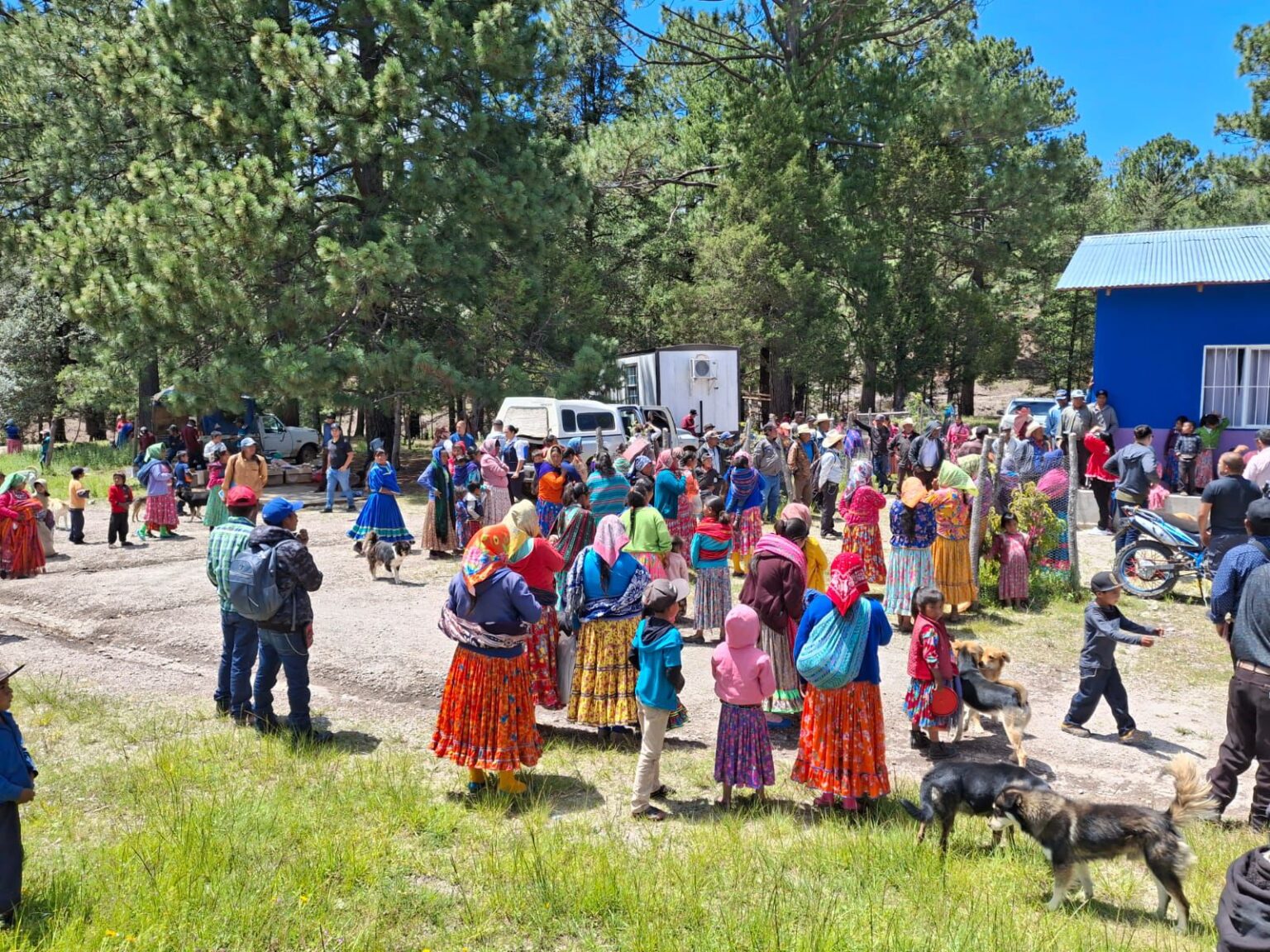 Gobierno del Estado continúa con las jornadas de vacunación contra el sarampión en la Sierra Tarahumara