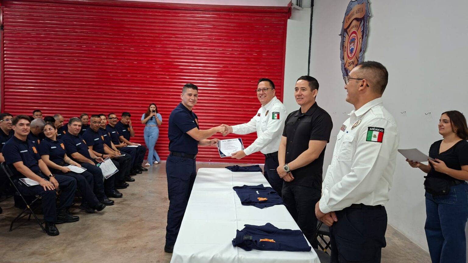 Terminan capacitación 32 integrantes de la Sección de Bomberos Voluntarios