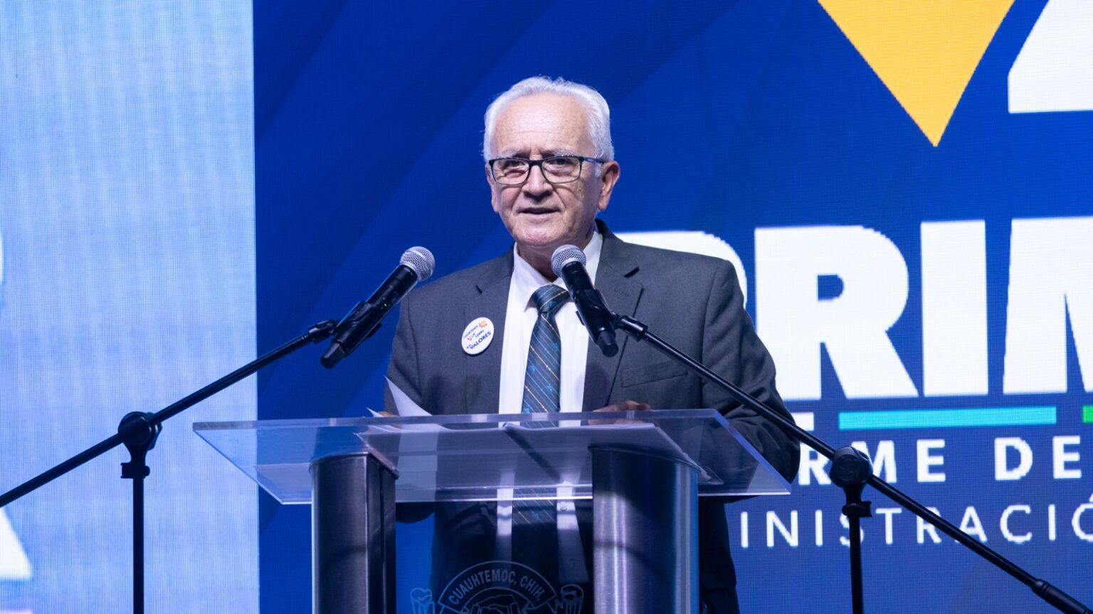 Alcalde de Cuauhtémoc rinde su primer informe de labores, destaca inversiones en apoyos sociales, educación, cultura, deporte y obra pública