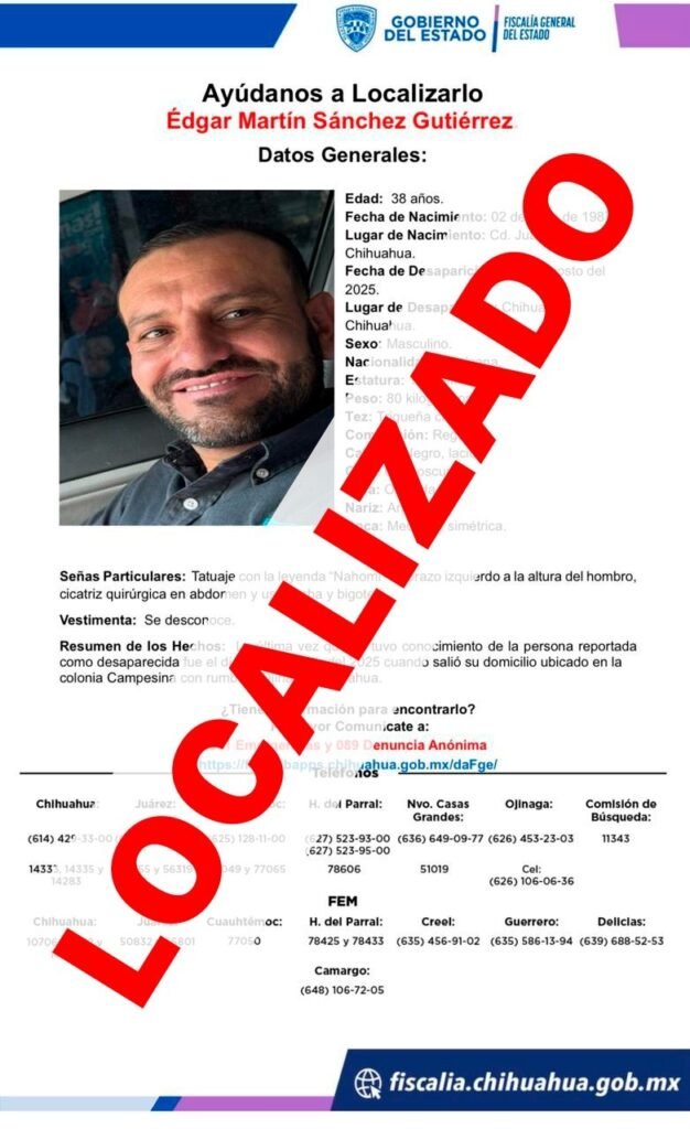 Localiza Fiscalía en Nuevo Casas Grandes a hermanos reportados ausentes en la colonia Campesina