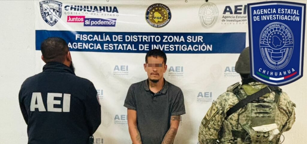 Detiene AEI a probable responsable de secuestro exprés, amenazas y robo en Parral
