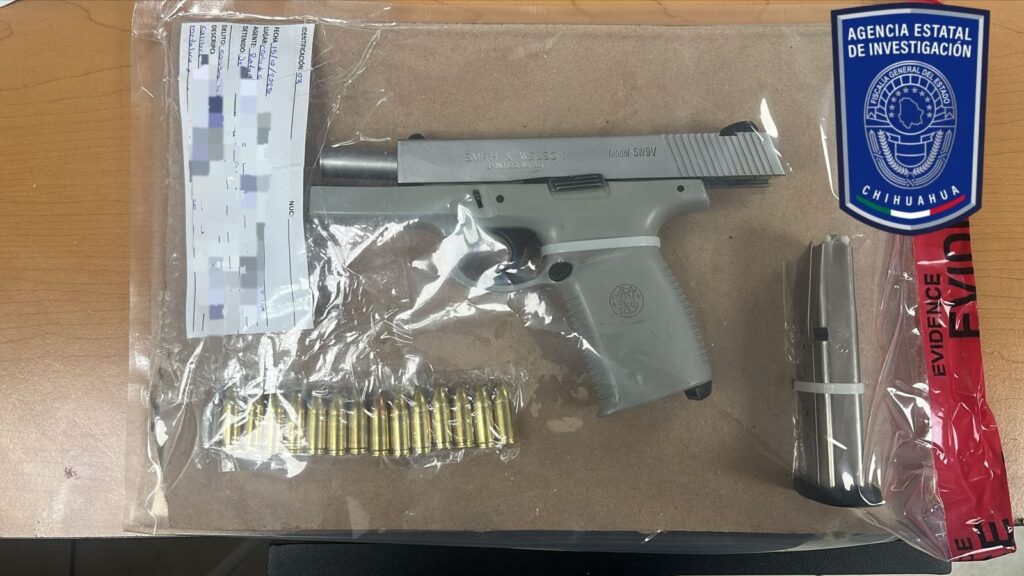 Detiene AEI a dos hombres con droga y arma de fuego en colonia San Felipe