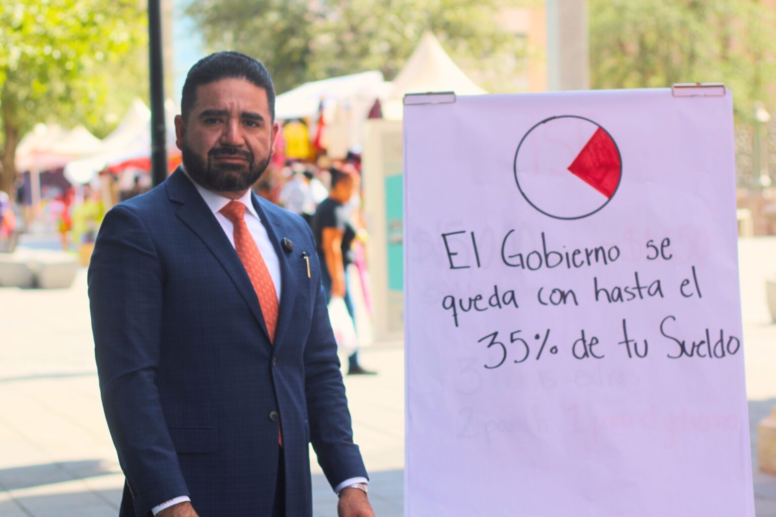 La tercera parte de tu sueldo, te la roba el gobierno con el ISR: Diputado Francisco Sánchez