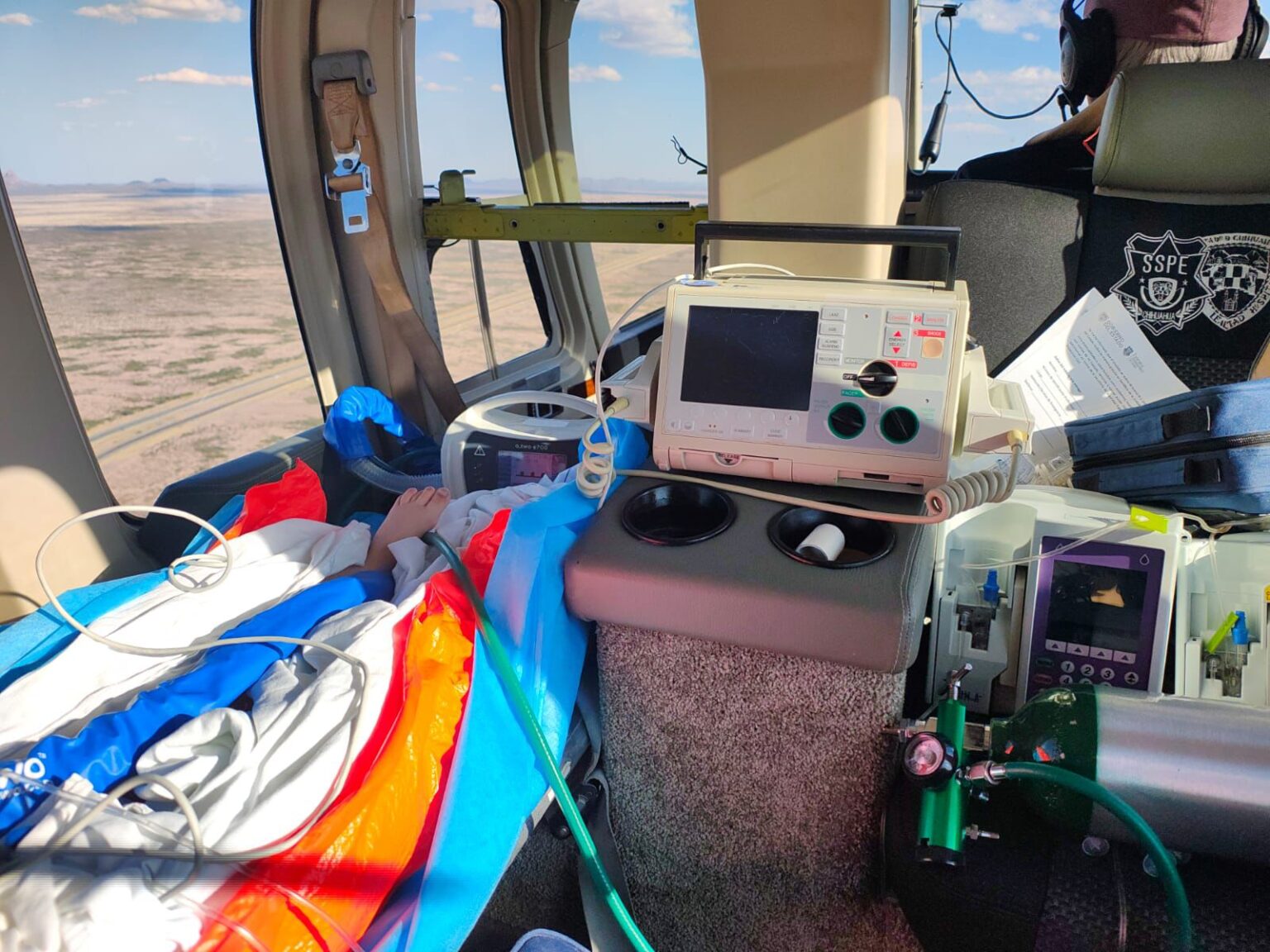 Gobierno del Estado realiza traslado aeromédico interestatal de menor con diagnóstico grave