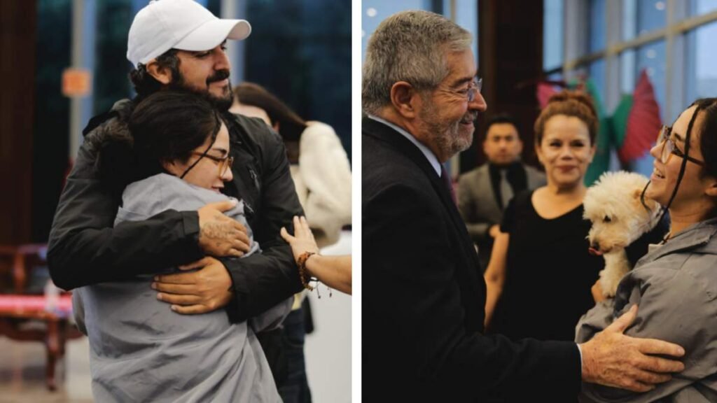 Llegan al AICM los mexicanos repatriados desde Israel