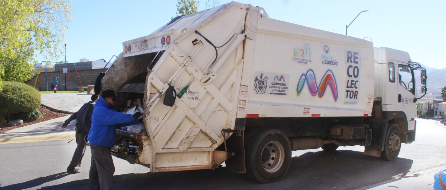 Servicio de recolección de basura se suspenderá los días 25 de diciembre y 1 de enero