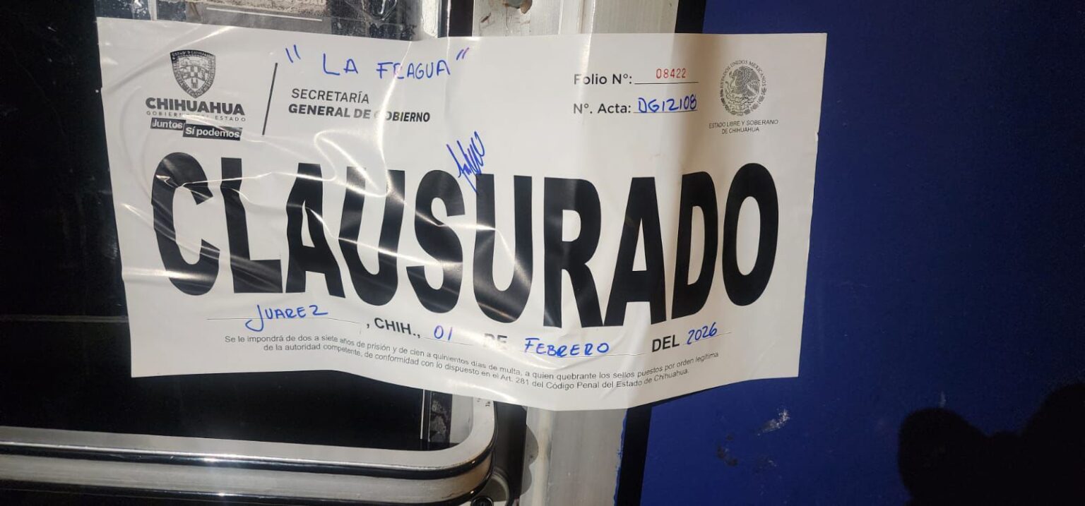 Realizó Gobernación Estatal 239 inspecciones y clausuró seis establecimientos