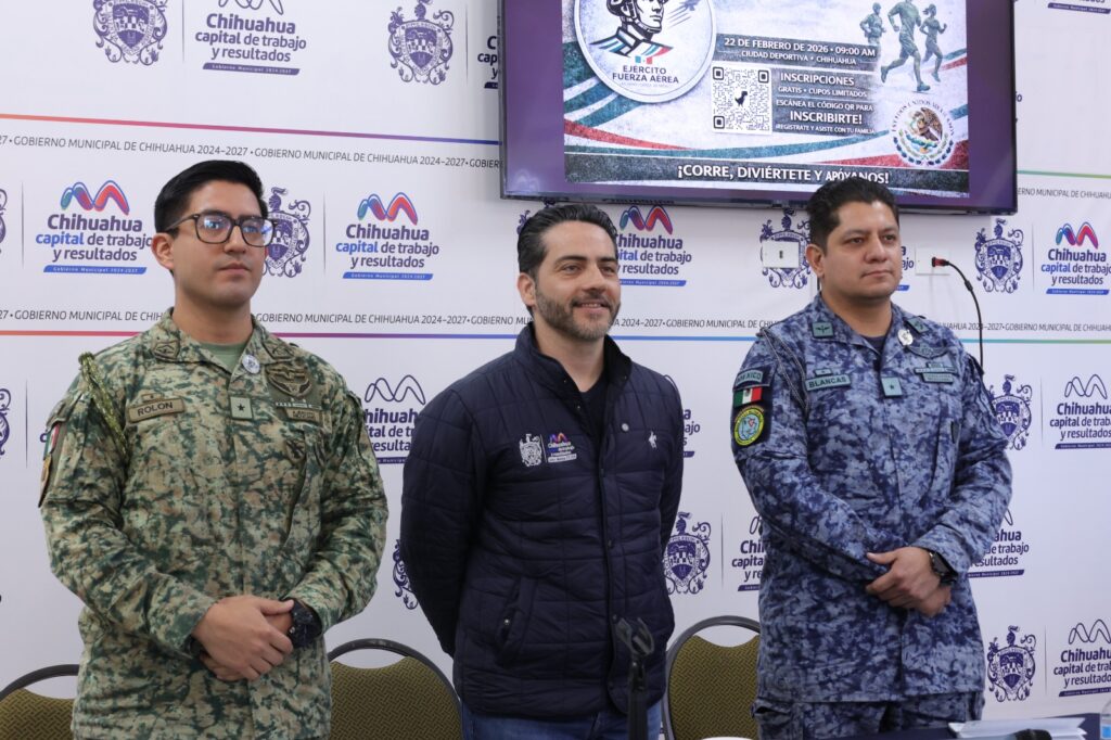 Presentan carrera recreativa de 5K por el mes del Ejército y la Fuerza Aérea