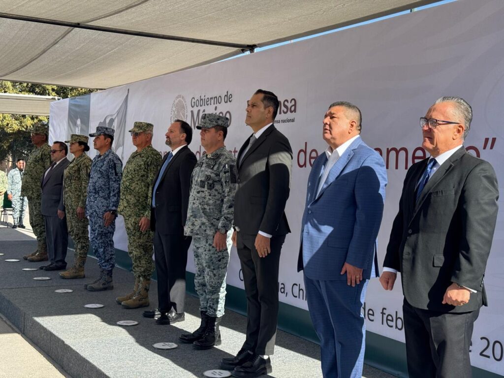 Participa SSPE en ceremonia de destrucción de armas organizada por el Ejército Mexicano