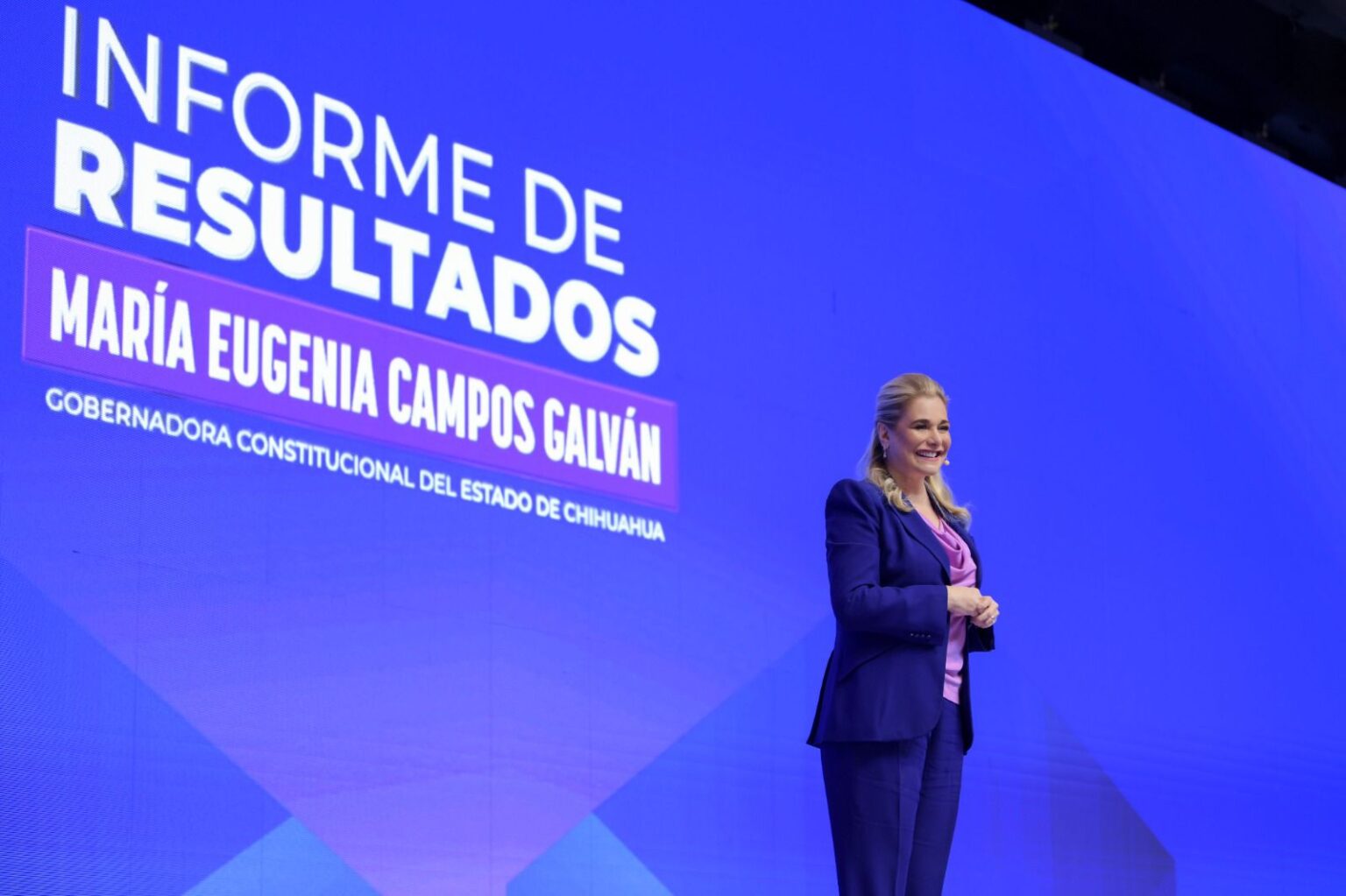 Maru Campos anuncia inversión en obra pública durante presentación de su 4to Informe