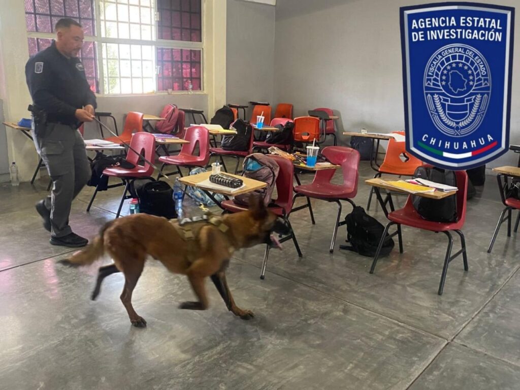 Continúa GOECHI realizando “Operativo Mochila” en planteles de Parral