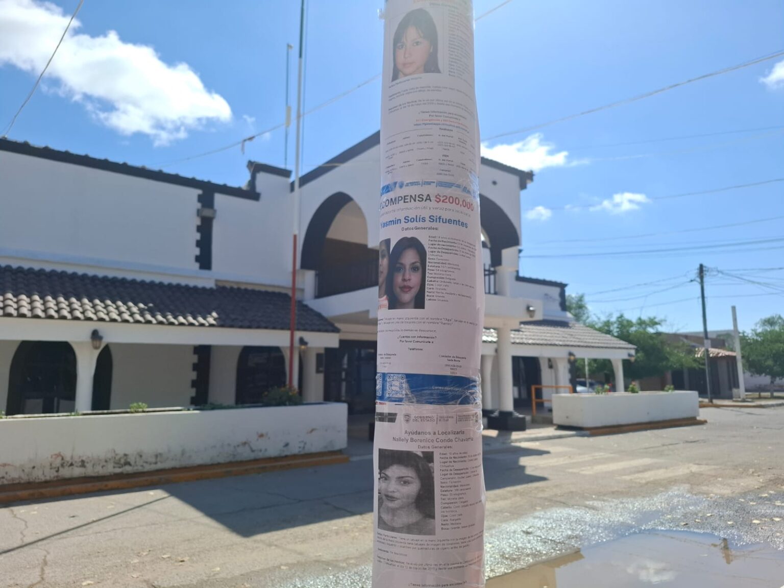 Despliega FEM operativo de pega y difusión de pesquisas de mujeres con reporte de desaparición en Juárez
