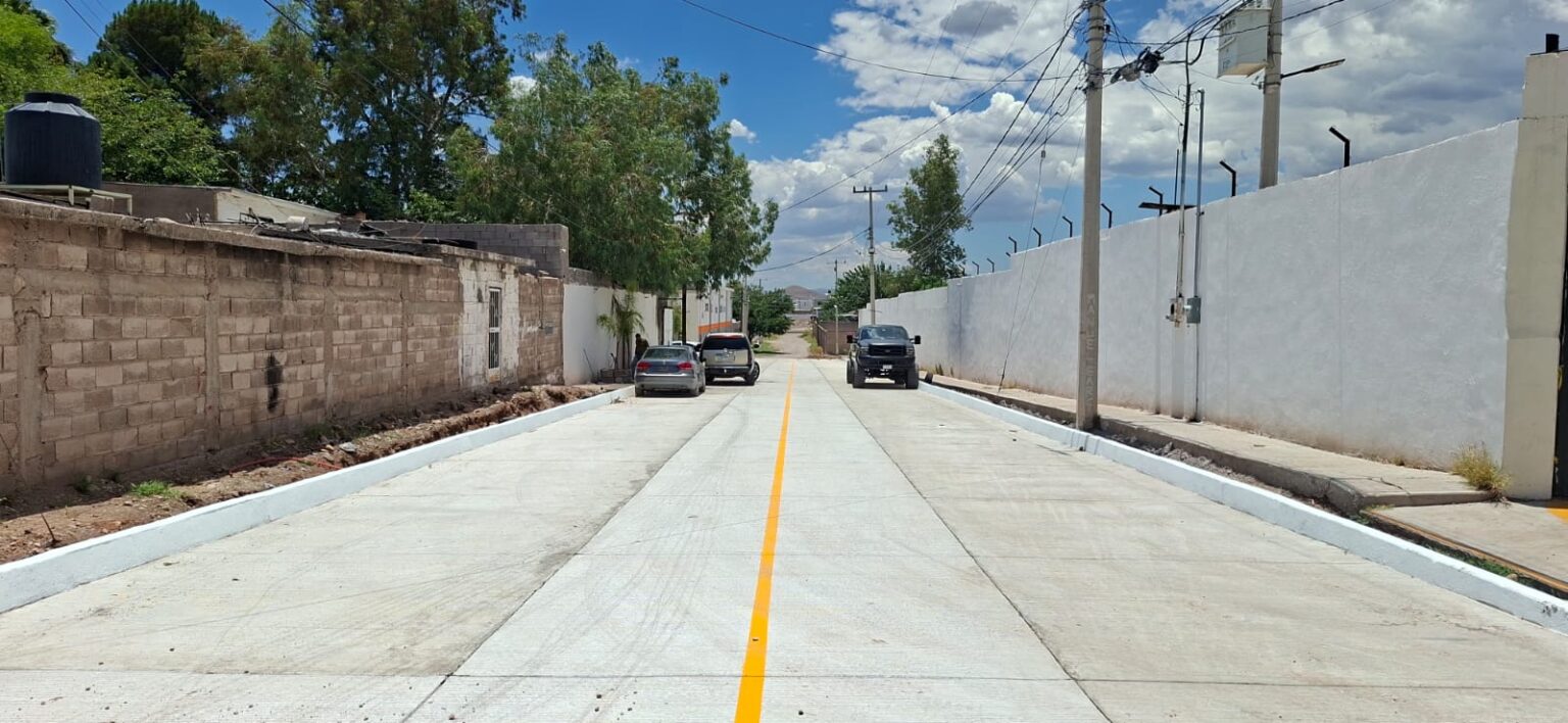 Concluye CUM pavimentación de la calle Manuel García en la colonia Deportistas