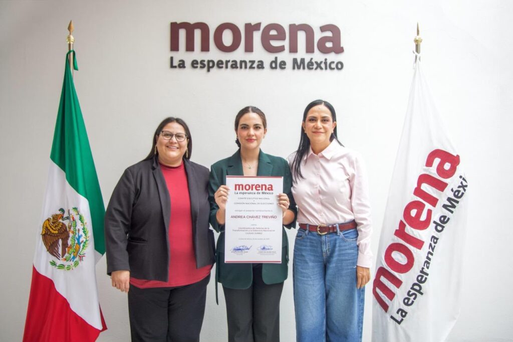 Andrea Chávez es designada coordinadora de Morena en Ciudad Juárez