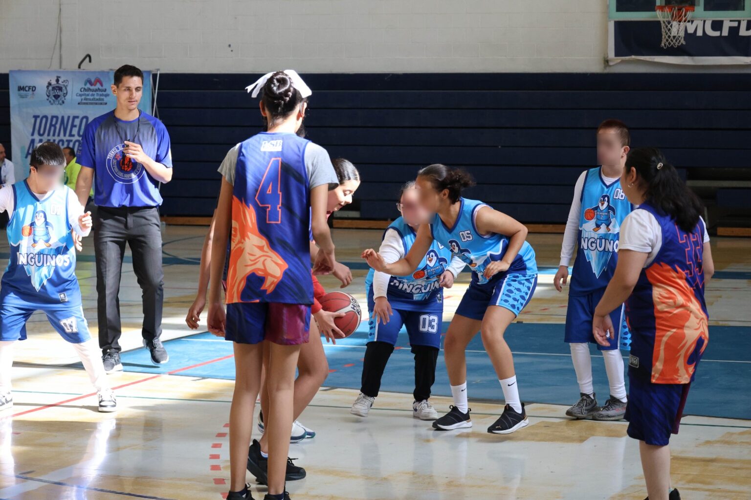 Invita Municipio a equipos a participar en el Torneo Amistoso de Básquetbol Adaptado