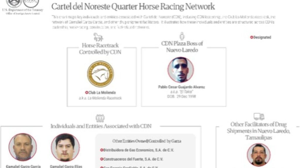 Tesoro de EE.UU. sanciona red ligada al Cártel del Noreste; señala presunto financiamiento de campañas y contratos públicos